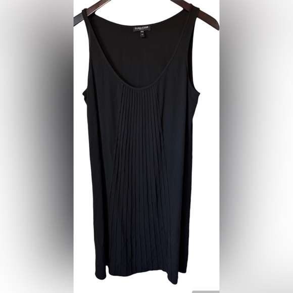 Eileen Fisher Dresses & Skirts - Eileen Fisher Silk sleeveless LBD in Petite Small, pleated detail, sustainable